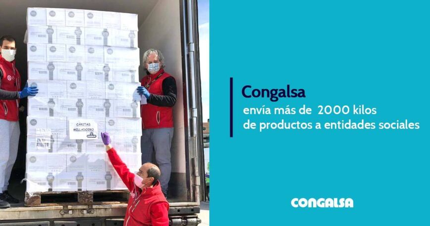 Congalsa colabora con diferentes entidades para paliar la situación ante el Coronavirus Congalsa colabora con diferentes entidades para paliar la situación ante el Coronavirus