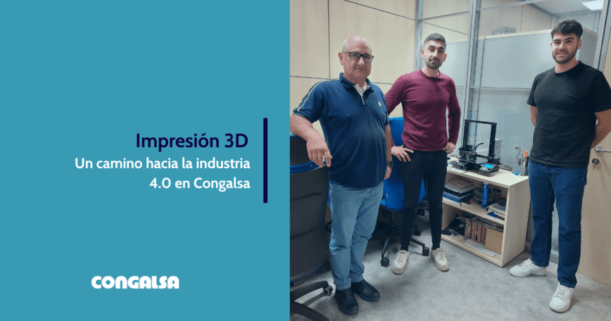 Trabajadores de congalsa que conforman la oficina t&eacute;cnica y que desarrollan la impresi&oacute;n &middot;D